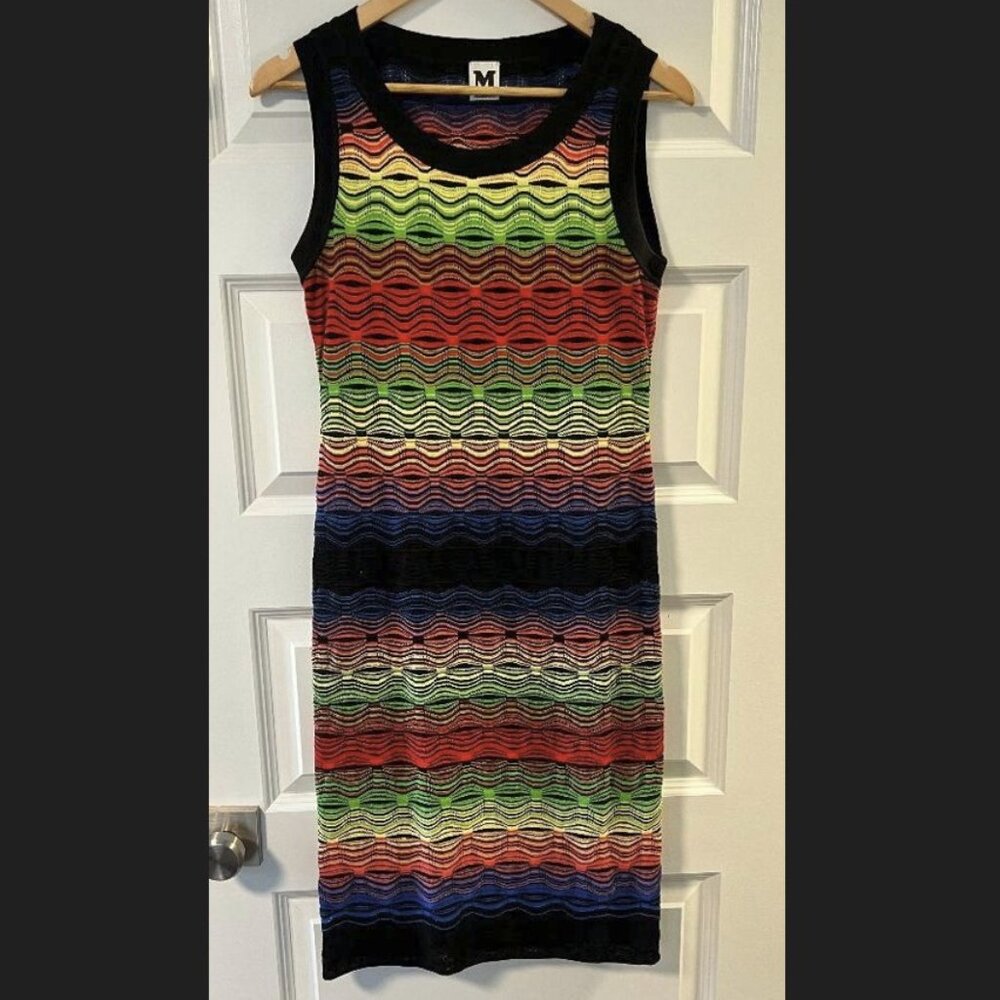 M by Missoni Rainbow Sleeveless Dress